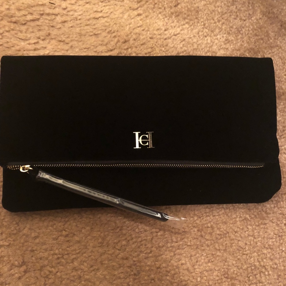 Good girl velvet clutch